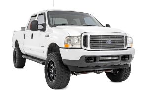 Ford F-350 Super Duty Aluminum Running Boards - Rough Country - HD2 - Black - '99-'16 Ford F-350 Super Duty Aluminum Running Boards - Rough Country - HD2 - Black - '99-'16